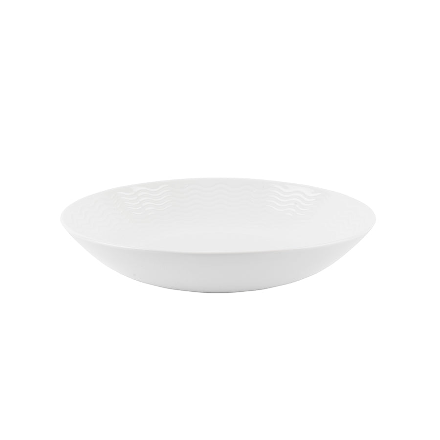 Porsgrunds Porselænsfabrik Bølge Hvitt Dyp Tallerken 24 cm