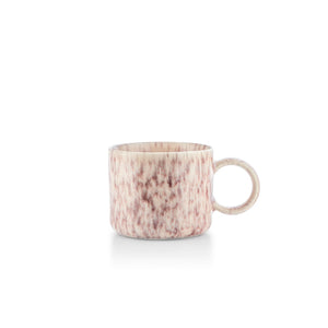 Porsgrunds Porselænsfabrik Natur Krus 28cl Lyng, et romslig og organisk designet krus med unike nyanser i rosa og burgunder.