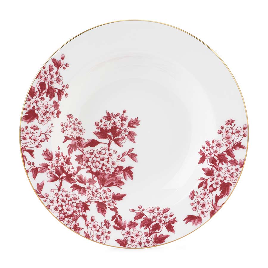 ByTimo Dyp Tallerken 23cm Burgunder