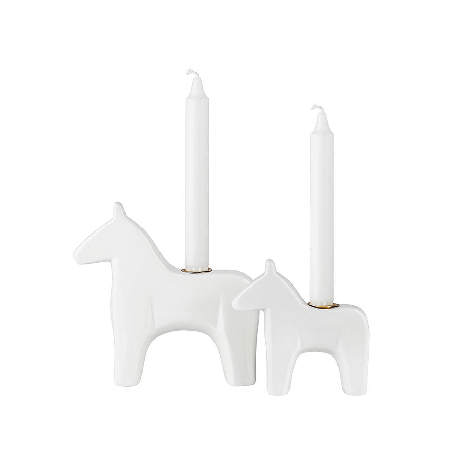 Dølahest Lysestaker 2pk 13 +17,5cm