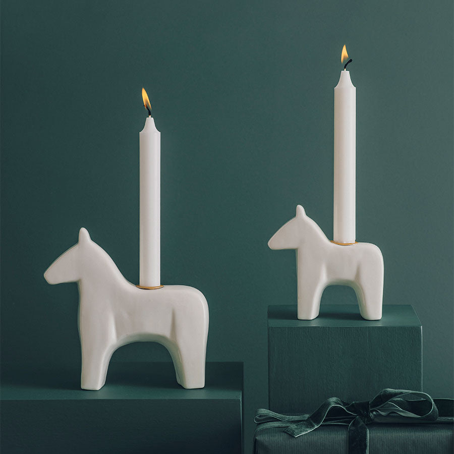 Dølahest Lysestaker 2pk 13 +17,5cm