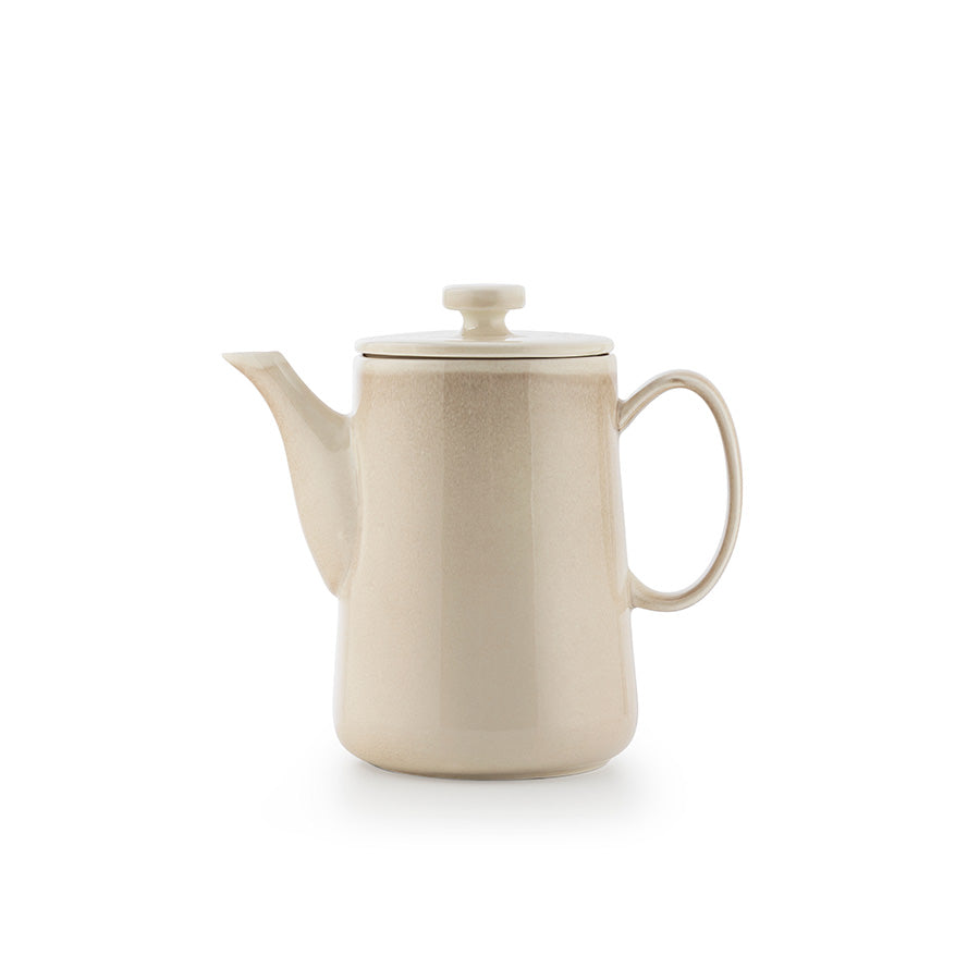 Elegant Latte-farget tekanne fra Porsgrunds Porselænsfabrik, perfekt for å servere te i koselige stunder.