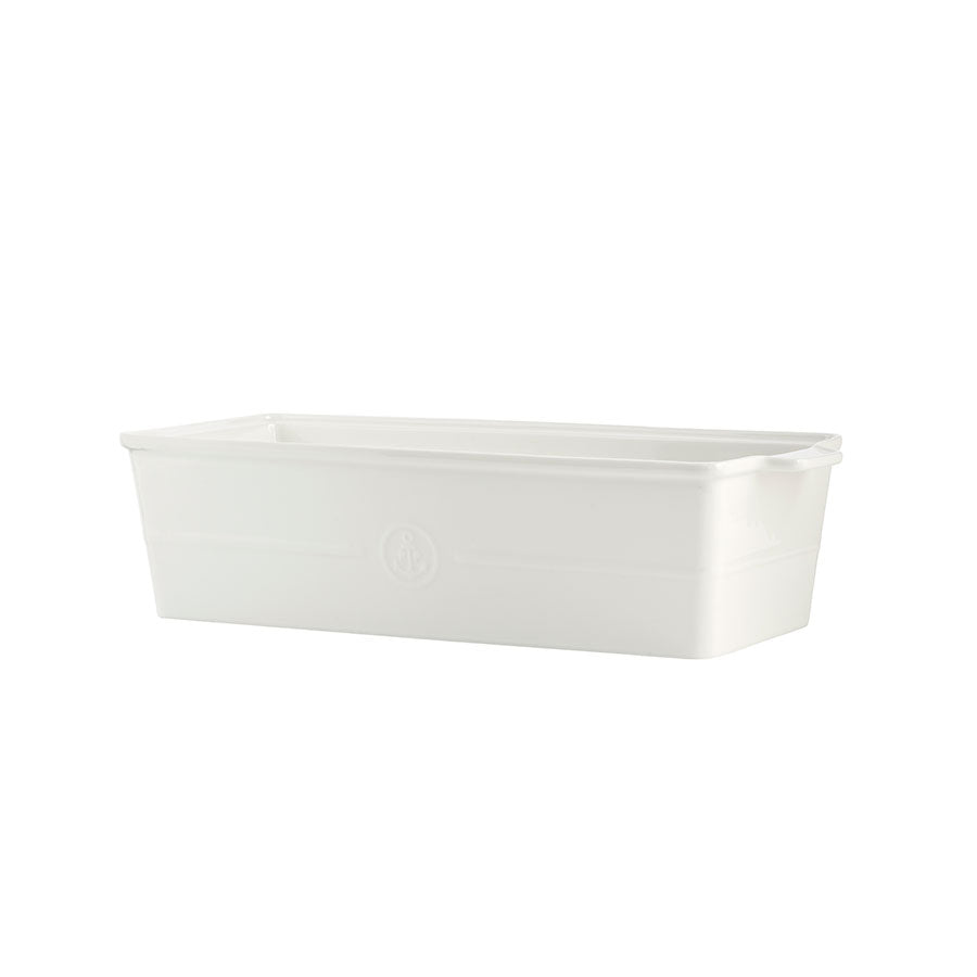 Porsgrunds Porselænsfabrik Ildfast Brødform Hvit 9x35cm 3L