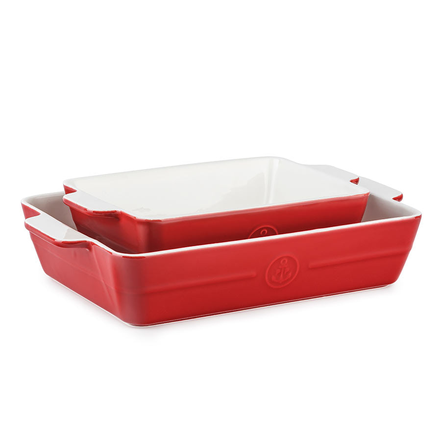 Ildfast Sett 27x20cm / 20x15cm Rød 2pk