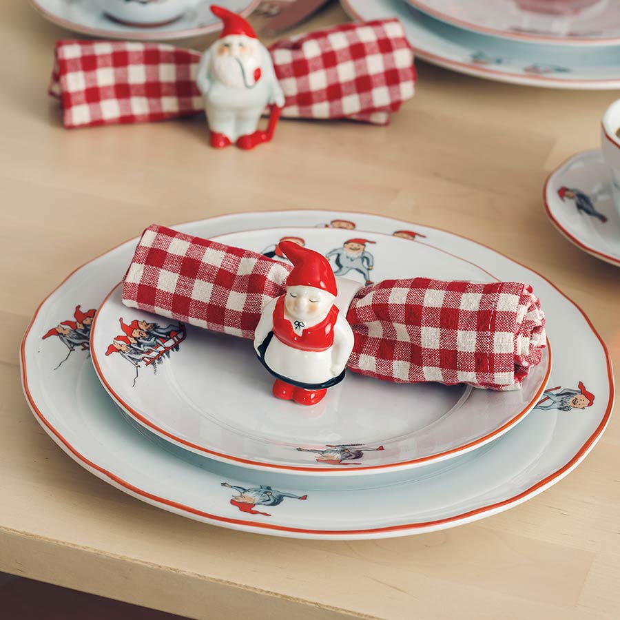 Porsgrunds Porselænsfabrik Nisseservise Tallerken 21cm