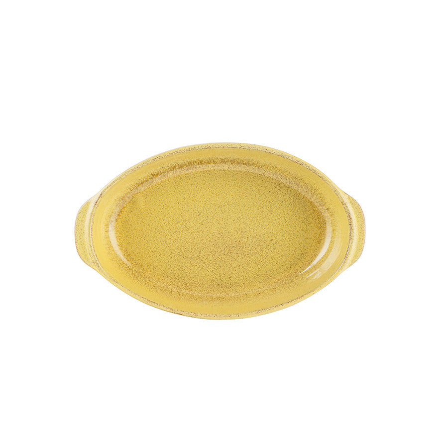 Porsgrunds Porselænsfabrik Terra Oval Form 24cm Ocre