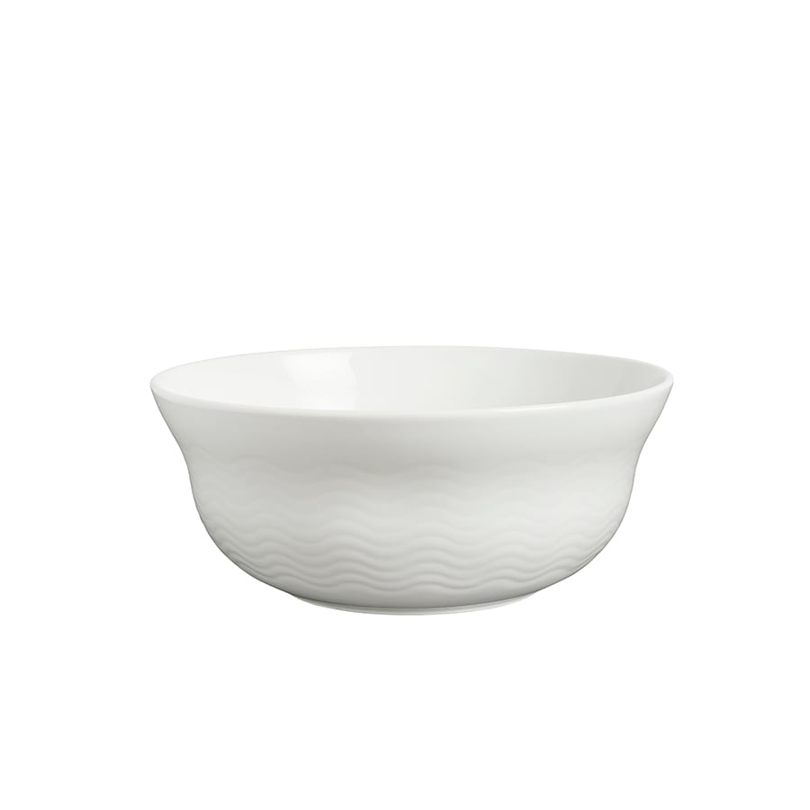 Porsgrunds Porselænsfabrik Bølge Hvitt Serveringsbolle 21,5cm