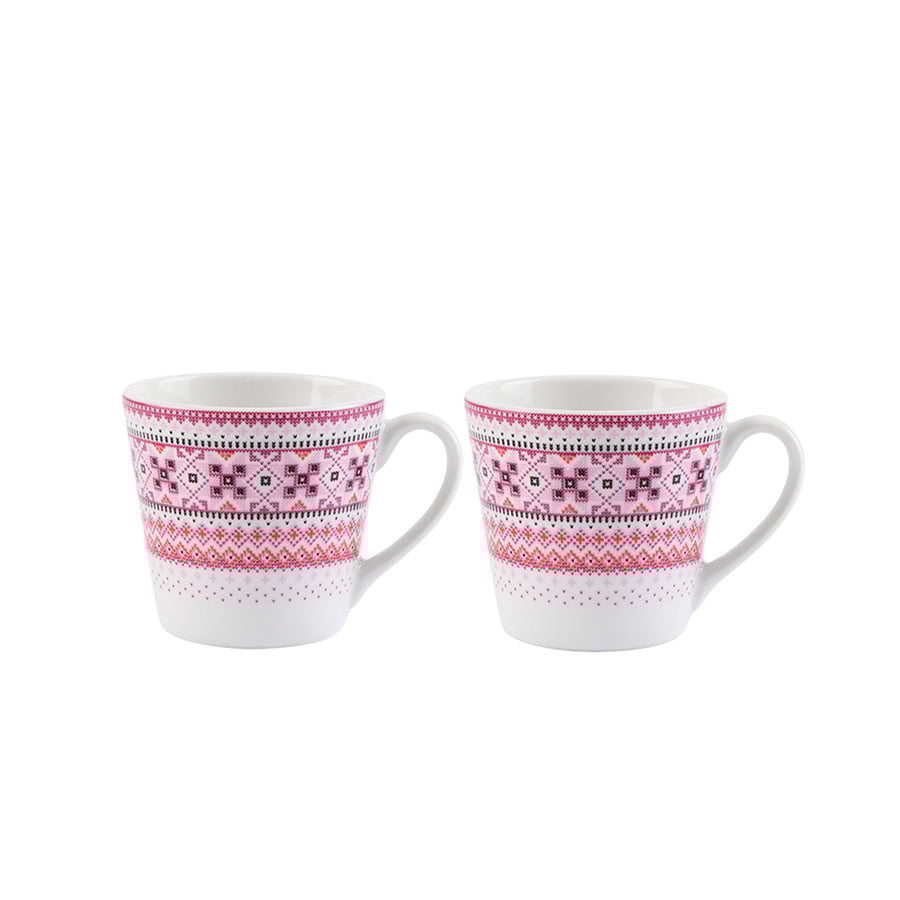 Porsgrunds Porselænsfabrik Ingrid Krus 20cl Rosa 2pk