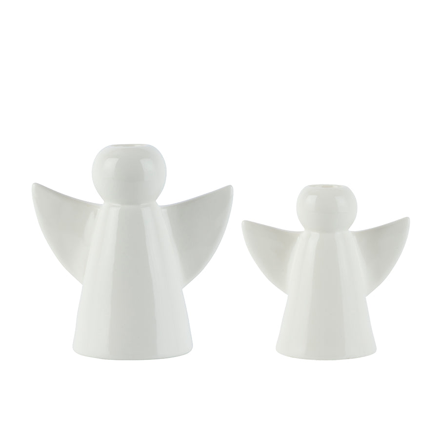 Porsgrunds Porselænsfabrik Lysestake Engel 2pk