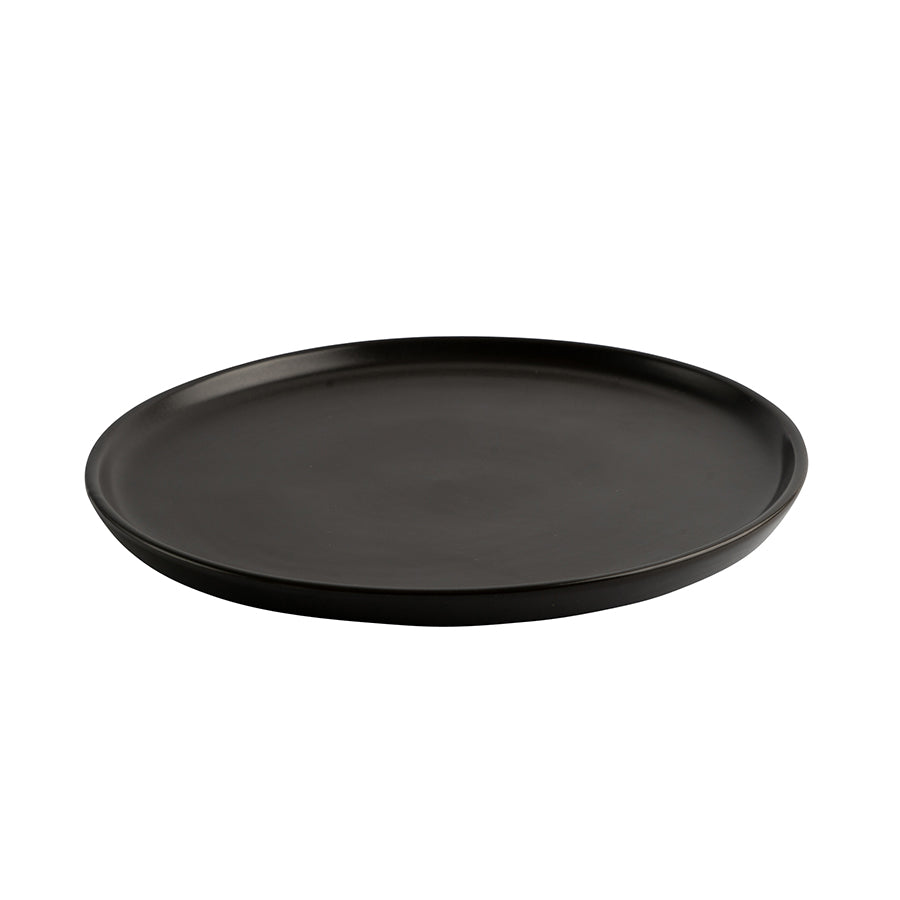 Porsgrunds Porselænsfabrik Natur Asjett m/kant 21cm Matt Sort