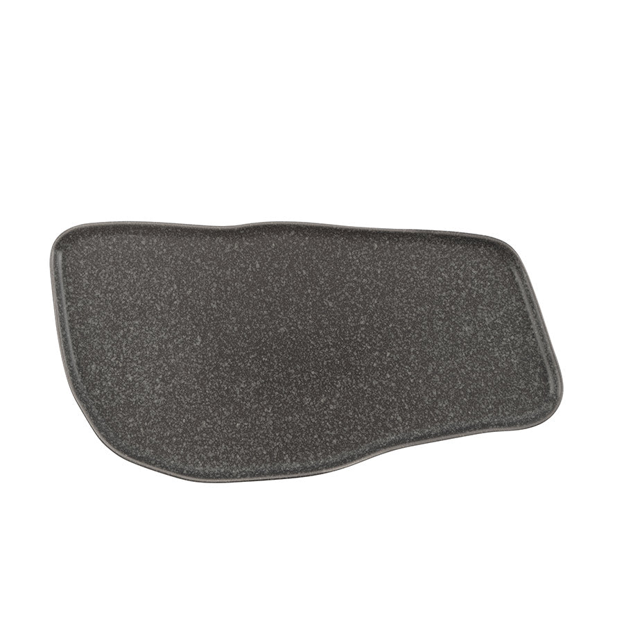 Porsgrunds Porselænsfabrik Natur Organisk fat 30x16cm Mørk Granitt