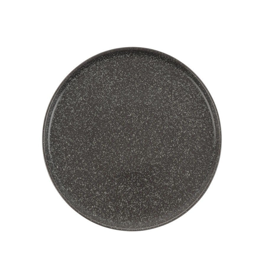 Porsgrunds Porselænsfabrik Natur Tallerken m/kant 25cm Mørk Granitt