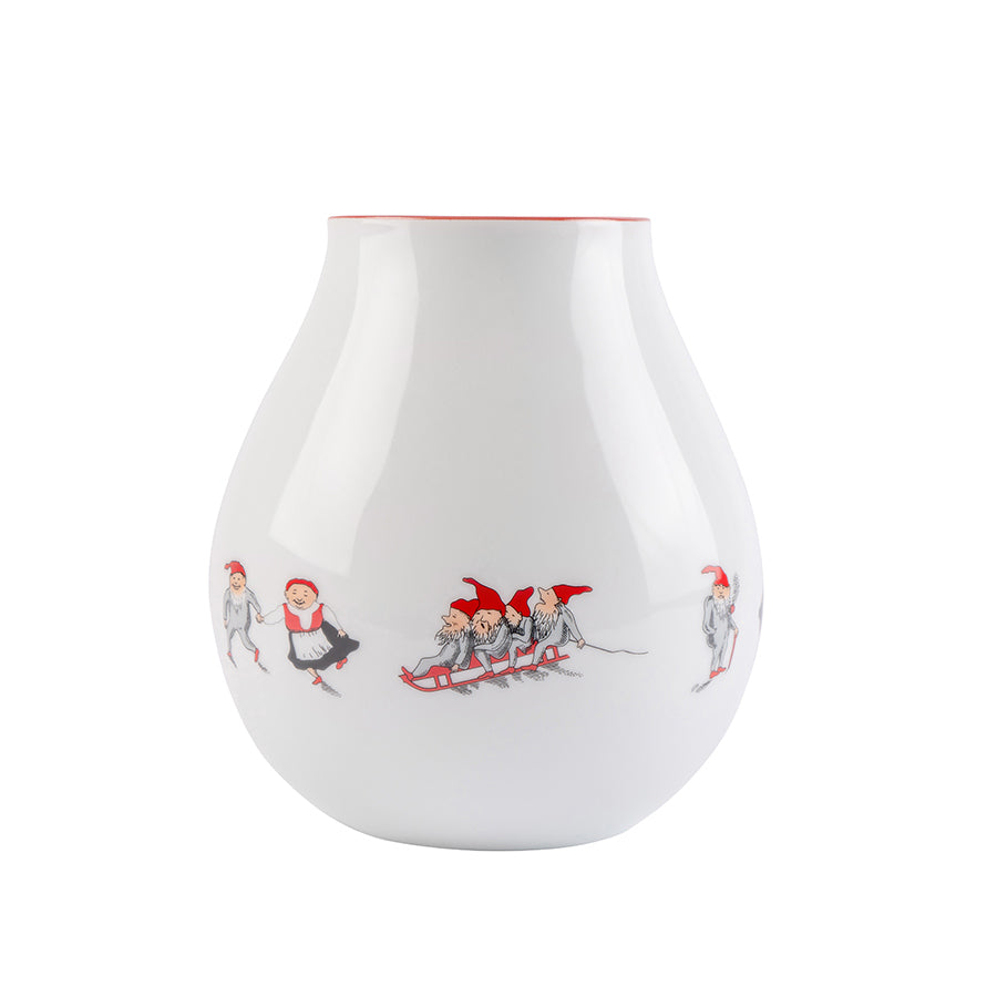 Porsgrunds Porselænsfabrik Nisseservise Vase 19cm
