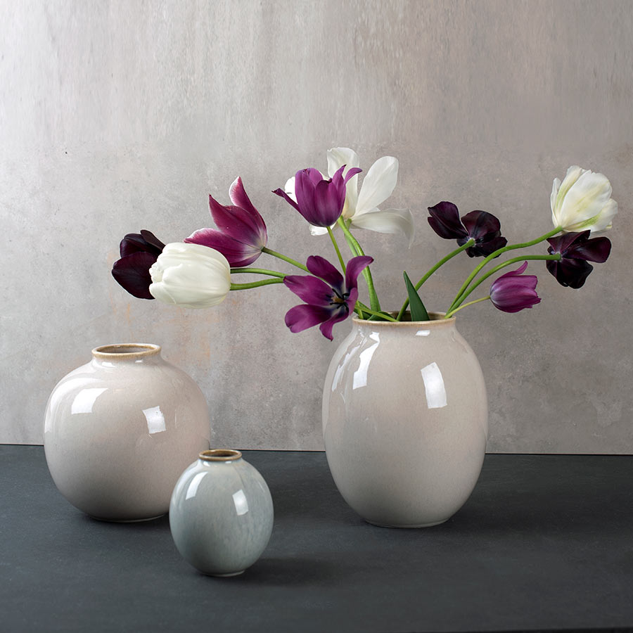 Porsgrunds Porselænsfabrik Soft Vase 18cm Off-White