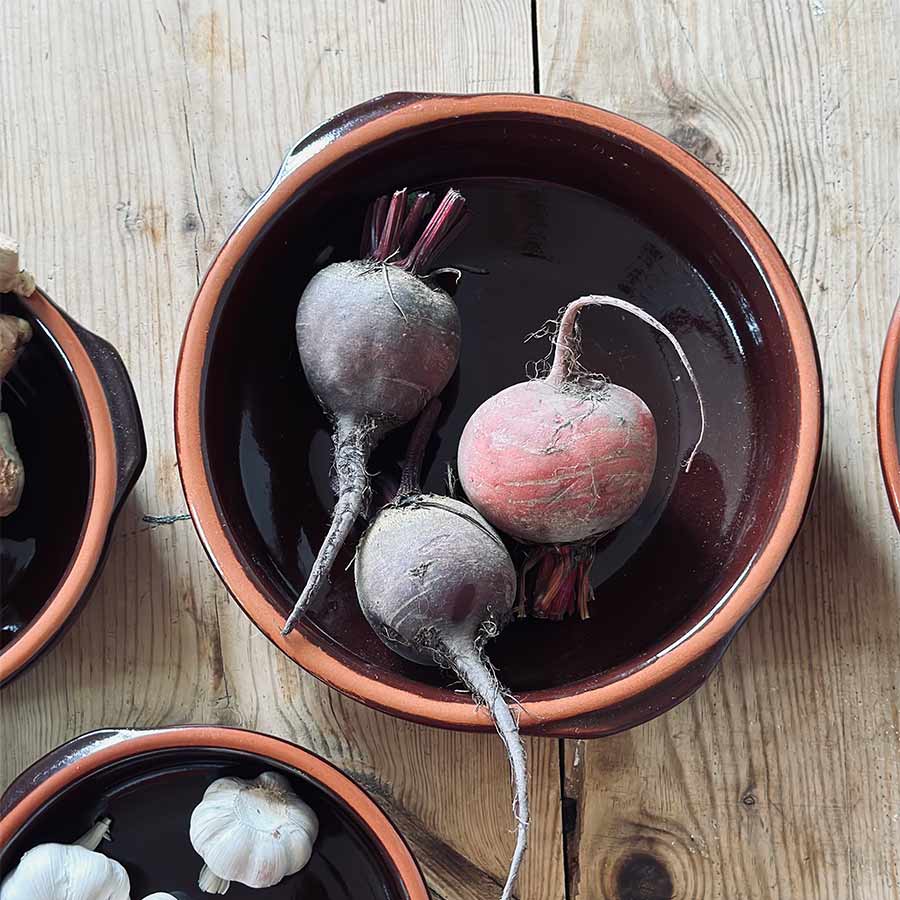 Porsgrunds Porselænsfabrik Terra Tapasform 18cm Bordeaux