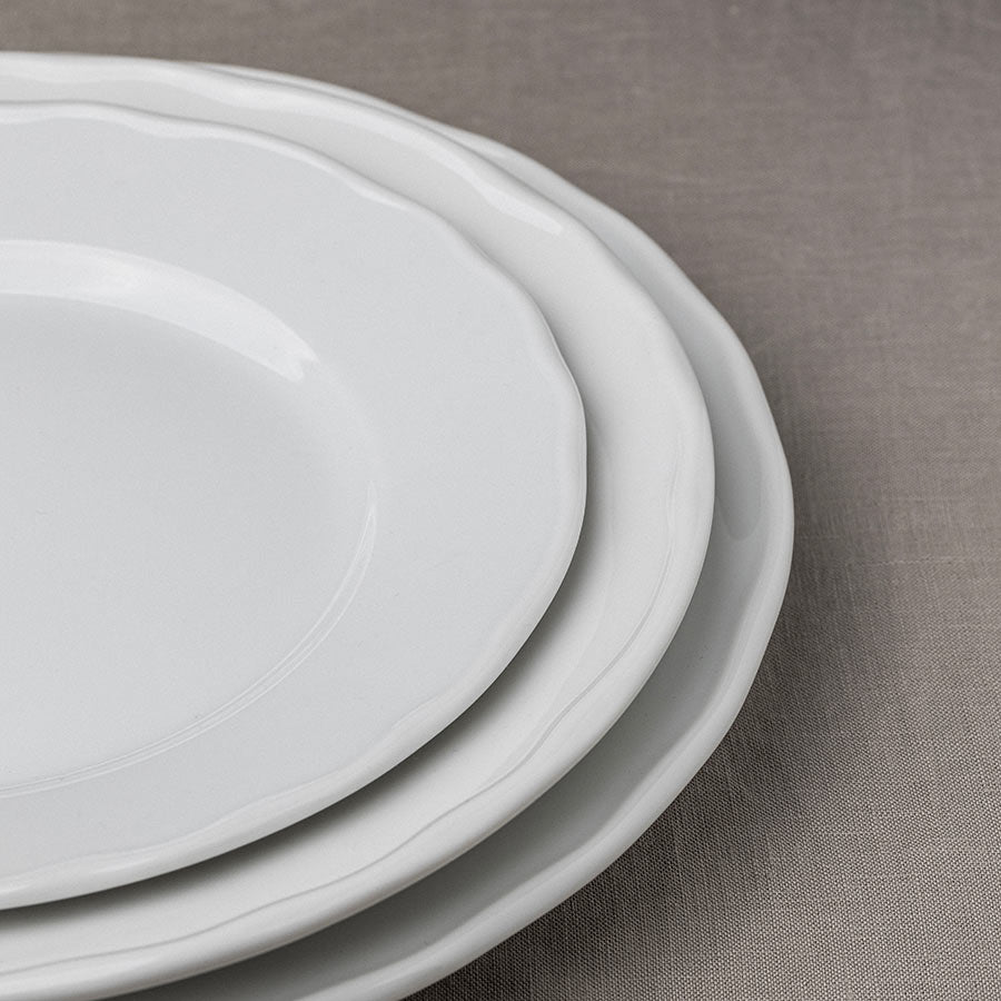Porsgrunds Porselænsfabrik Victoria Hvit Gourmet Tallerken 30cm