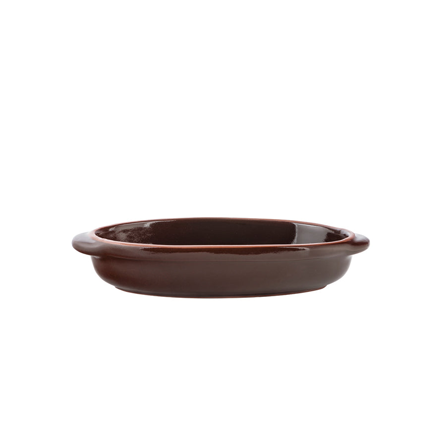 Porsgrunds Porselænsfabrik Terra Oval Form 24,5cm Bordeaux
