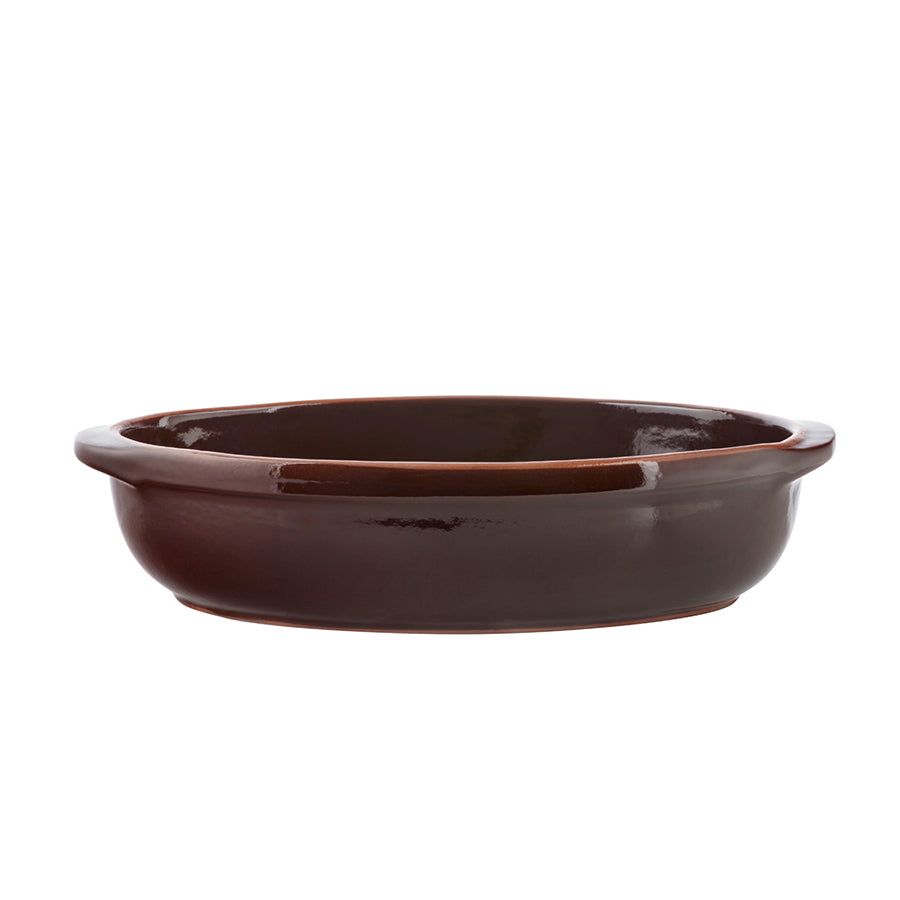Porsgrunds Porselænsfabrik Terra Oval Form 30cm Bordeaux