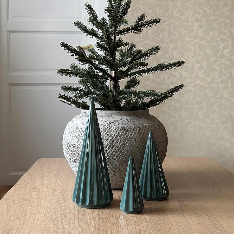 Porsgrunds Porselænsfabrik Juletre Grønn 15cm