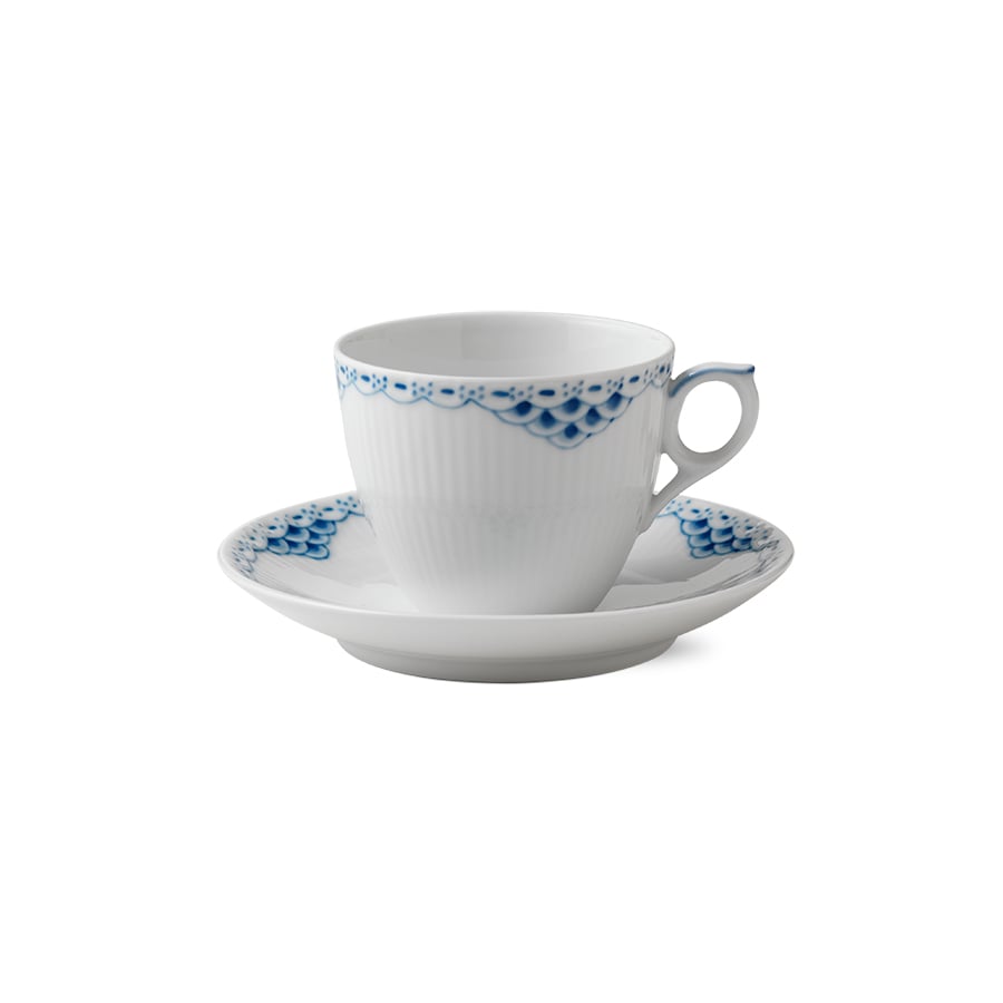 Royal Copenhagen Prinsesse Blå Kopp m/Skål 17cl
