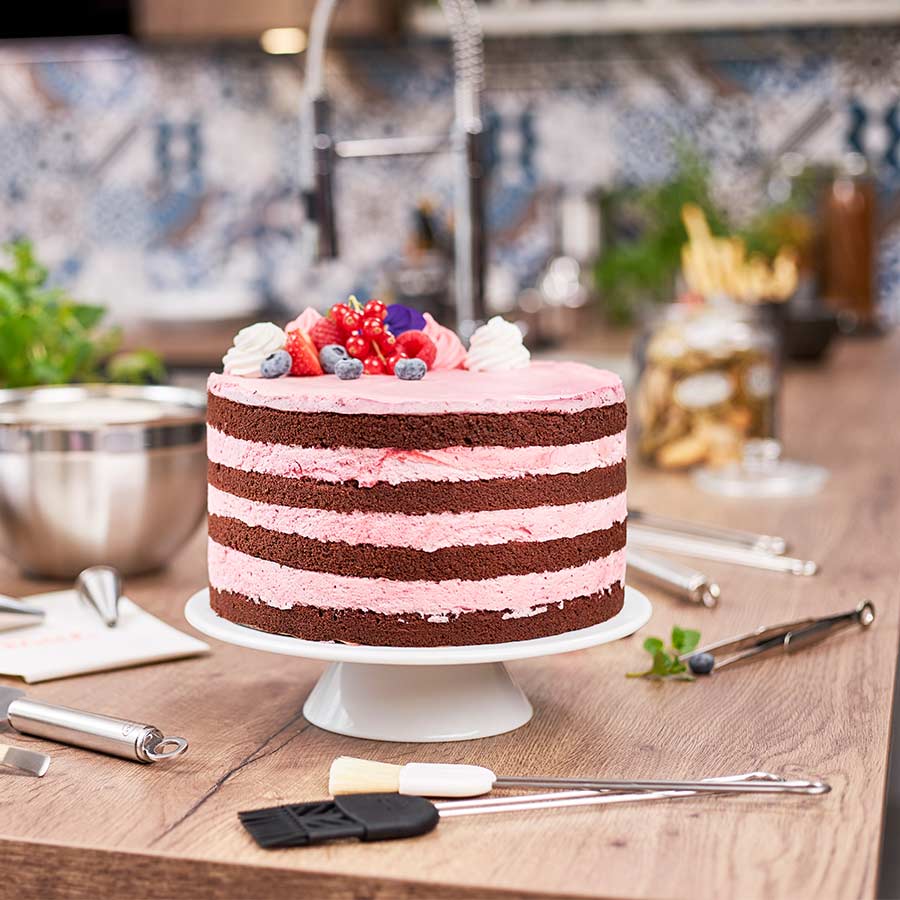 Rösle Bakepensel stål Hvit