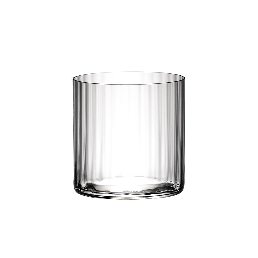Elegant Riedel O-Serie vannglass med optisk effekt, perfekt for servering av vann og drinker.