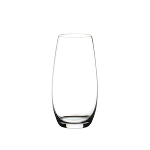 Elegante Riedel champagneglass uten stilk, designet for å fremheve aromaer i champagne.