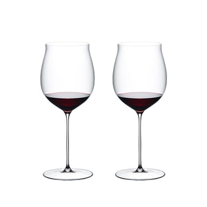 Riedel Superleggero rødvinsglass for Pinot Noir, 2pk - Elegante rødvinsglass i tynn krystall, designet for å fremheve fruktsødmen i rødvin, perfekte til vinelskere.
