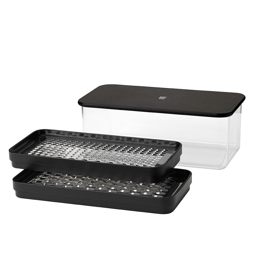 Rig-Tig Grate-It Rivjern m/beholder Sort