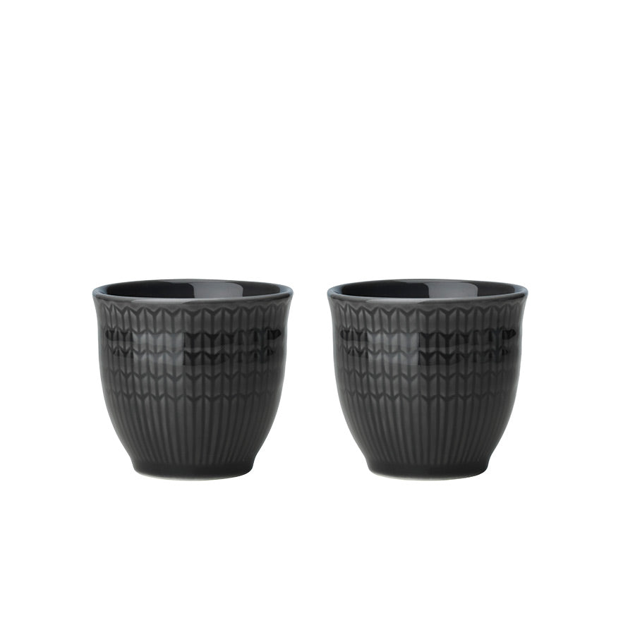 Swedish Grace Eggeglass 4cl Grå/Sten 2pk