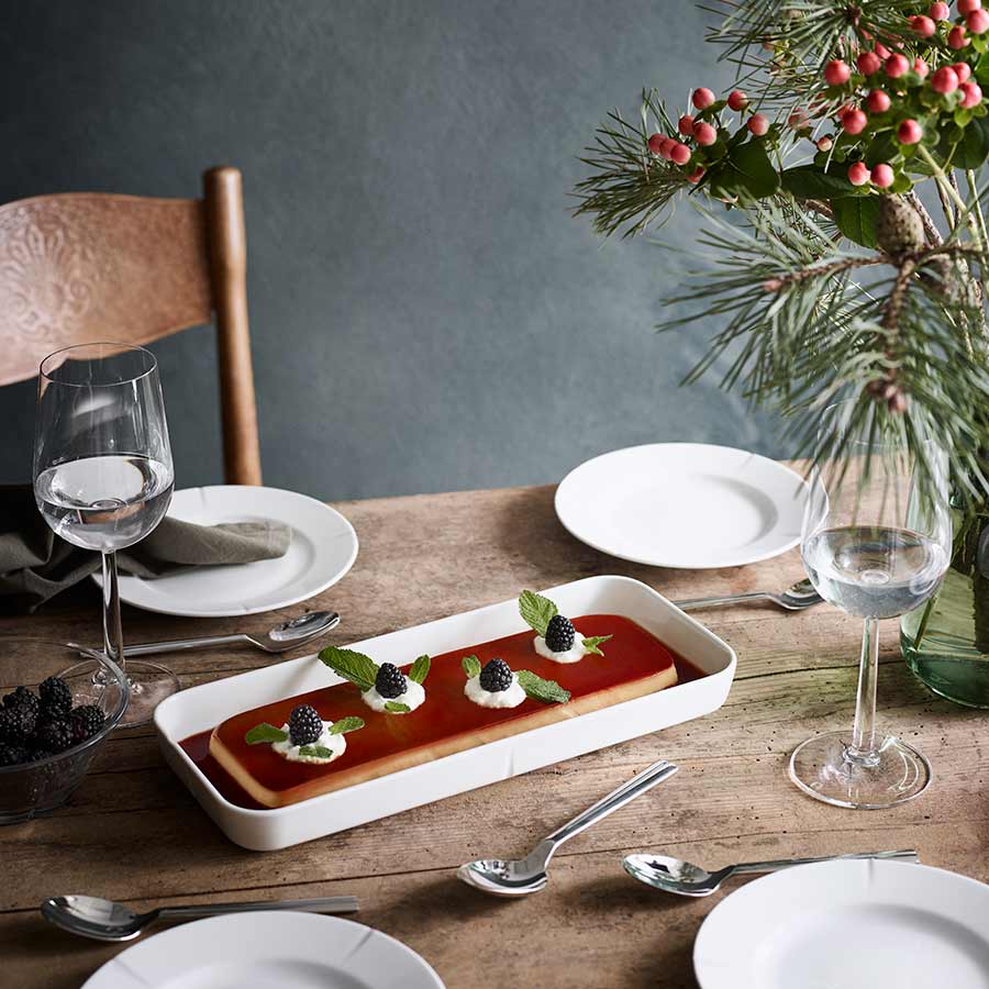 Rosendahl Grand Cru Serveringsfat 35x15cm Hvit