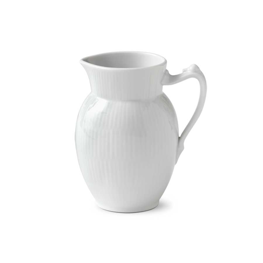 Royal Copenhagen Hvit Riflet Mugge 0,38L