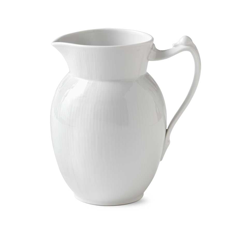 Royal Copenhagen Hvit Riflet Mugge 1,7L