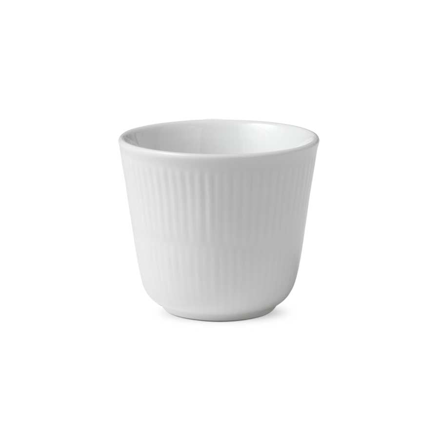 Royal Copenhagen Hvit Riflet Termokopp 26cl