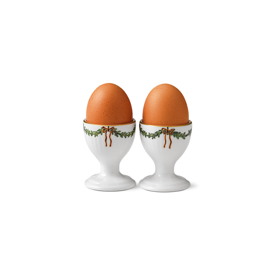 Royal Copenhagen Stjerne Riflet Jul Eggeglass 2pk