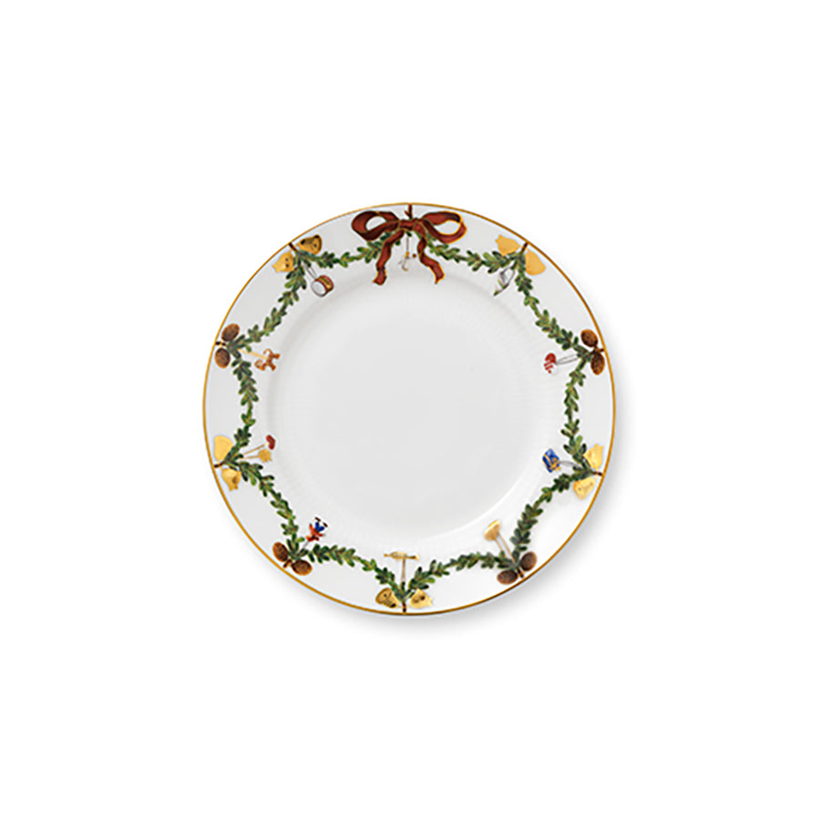 Royal Copenhagen Stjerne Riflet Jul Asjett 19cm