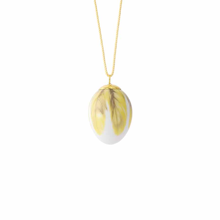 Royal Copenhagen Vårkolleksjon 2025 Egg Store Pirolfjær 6cm