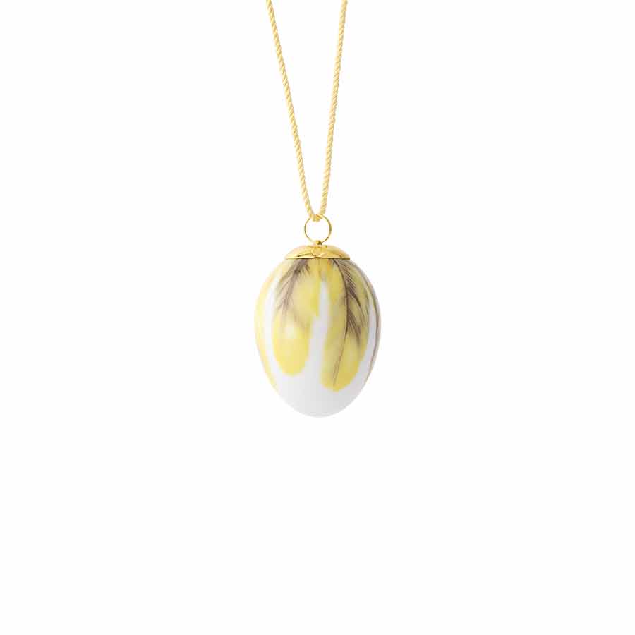 Royal Copenhagen Vårkolleksjon 2025 Egg Store Pirolfjær 6cm