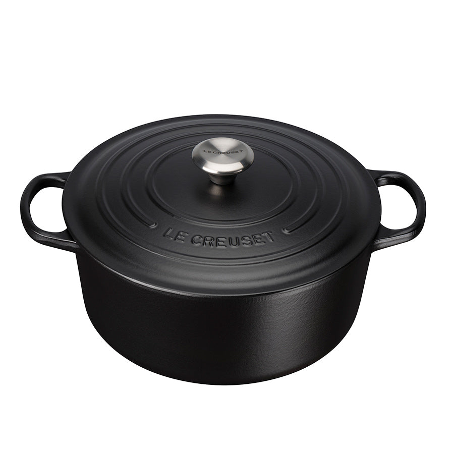 Le Creuset Støpejernsgryte 6,7L/28cm Matte Black