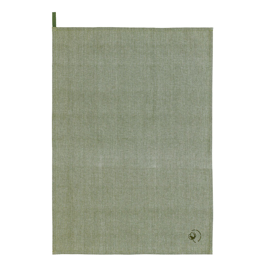 Södahl Chambray Organic Kjøkkenhåndkle Olive
