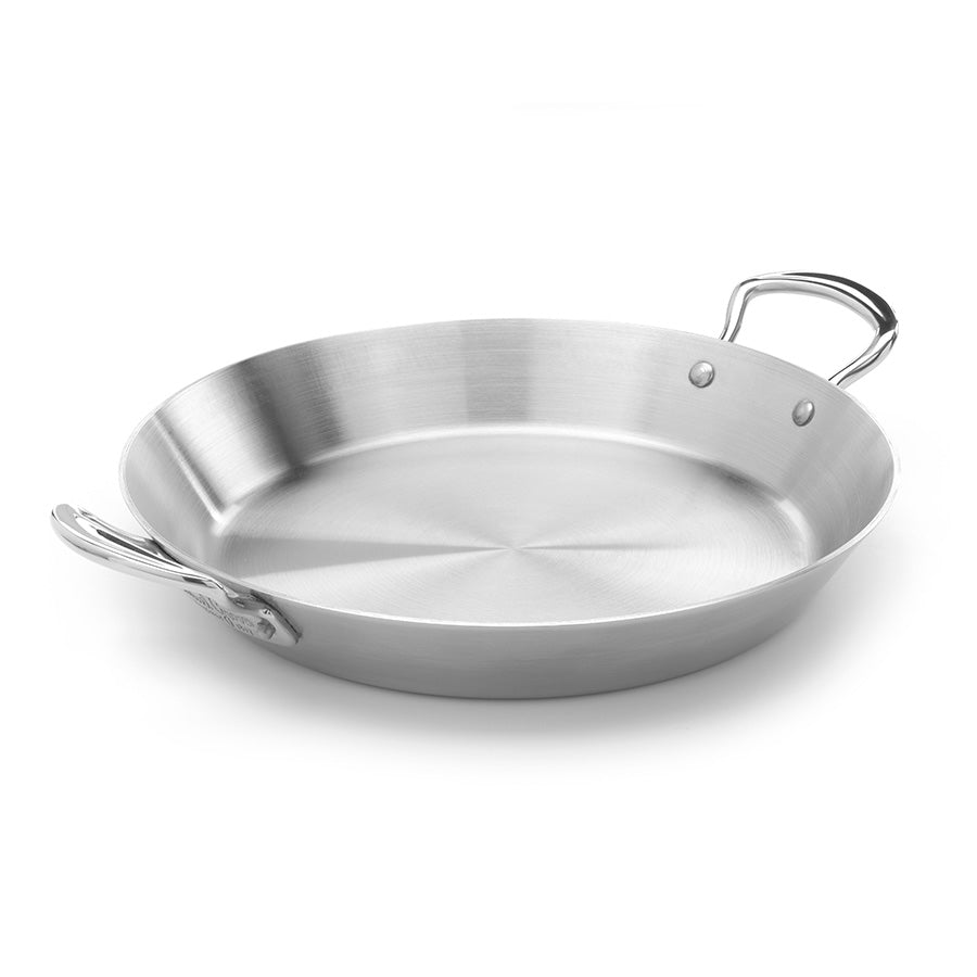 Samuel Groves 30 cm sautépanne i rustfritt stål med to håndtak, designet for effektiv matlaging.