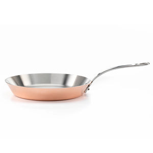 Samuel Groves Stekepanne Kobber 26cm – helhetsbilde av kobberbelagt utside og rustfri stekebunn