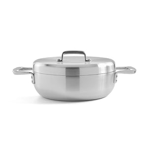 SAMUEL GROVES Sautèpanne Samuel Groves Sautèpanne M/lokk 26cm Urban – sauteringspanne i Classic Stainless Steel med lokk