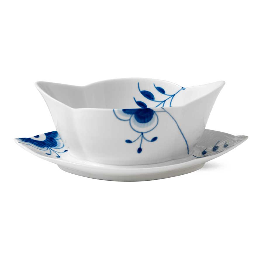 Royal Copenhagen Blå Mega Riflet Sausenebb 55cl