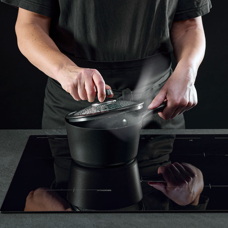 Scanpan Pro SB+ Kasserolle m/Lokk 1,8L/18cm