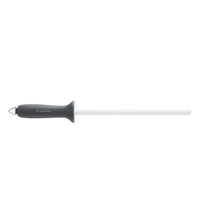 Scanpan stål på 26 cm med keramisk overflate for skånsom vedlikehold av kniver - perfekt strykestål til kjøkkenet.
