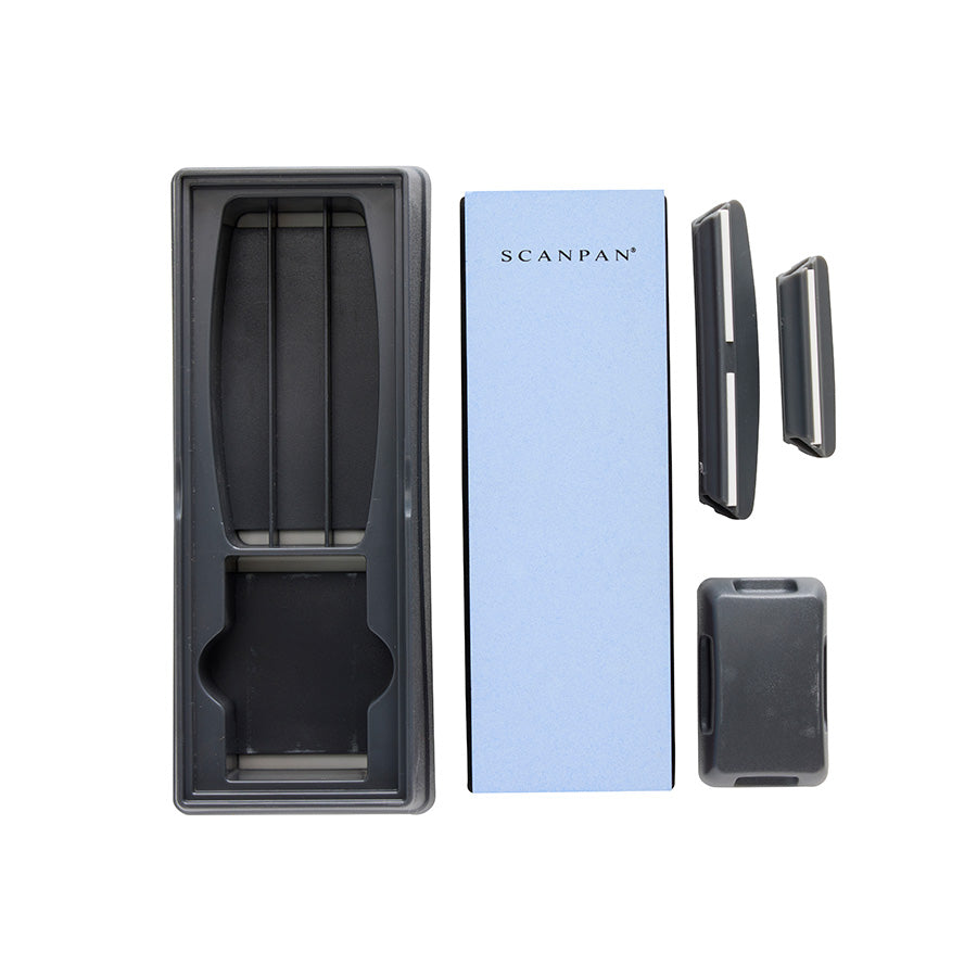 Scanpan Staysharp Slipestein Systemkit - komplett slipesystem med holder for stabil sliping av knivene.