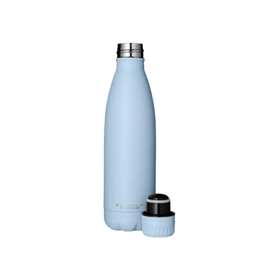 Scanpan termoflaske i Nantucket Breeze med skru lokk og isolert design, ideell for trening og hverdagsbruk.