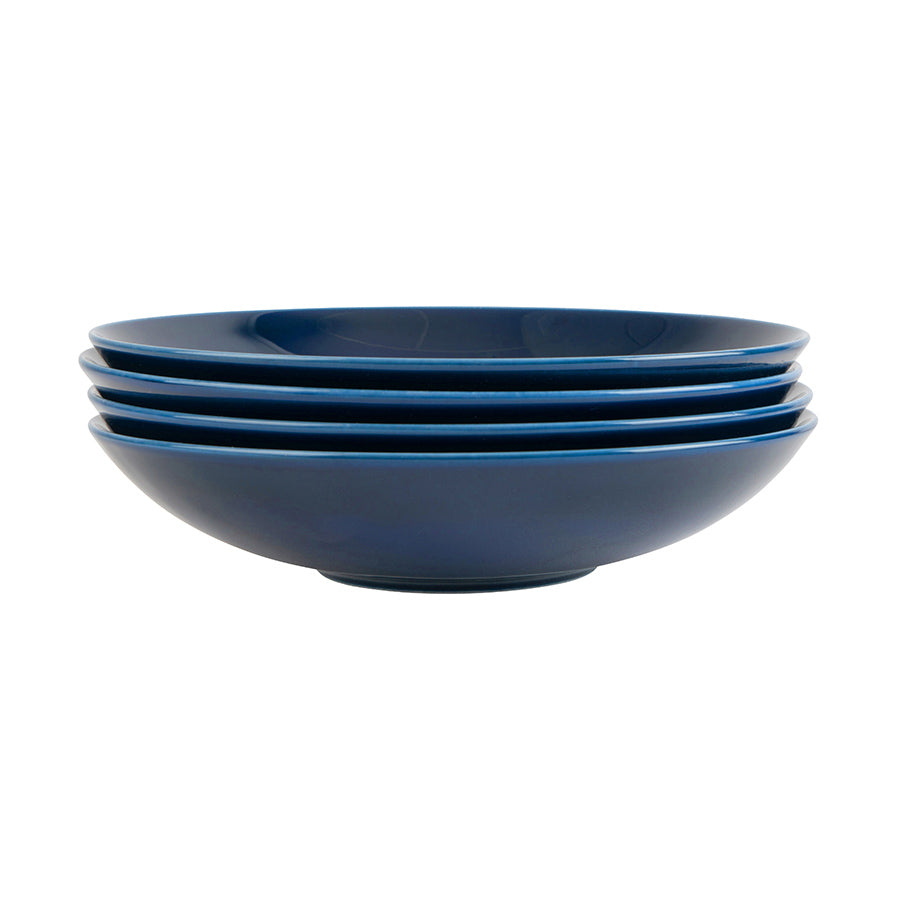 Porsgrunds Porselænsfabrik Sense Cobalt Dyp Tallerken 25cm 4pk