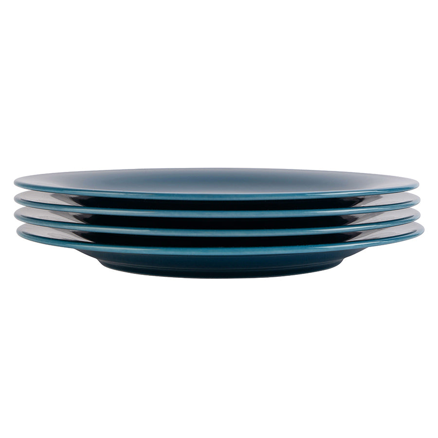 Porsgrunds Porselænsfabrik Sense Teal Tallerken 28 cm 4pk